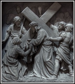 Sixth Station - Veronica wipes the face of Jesus