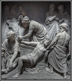 Eleventh Station - Jesus is nailed to the Cross