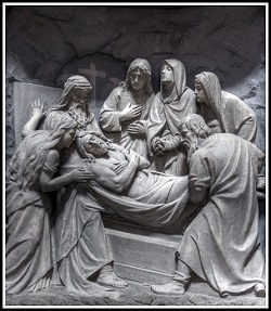 Fourteenth Station - Jesus is laid in the tomb